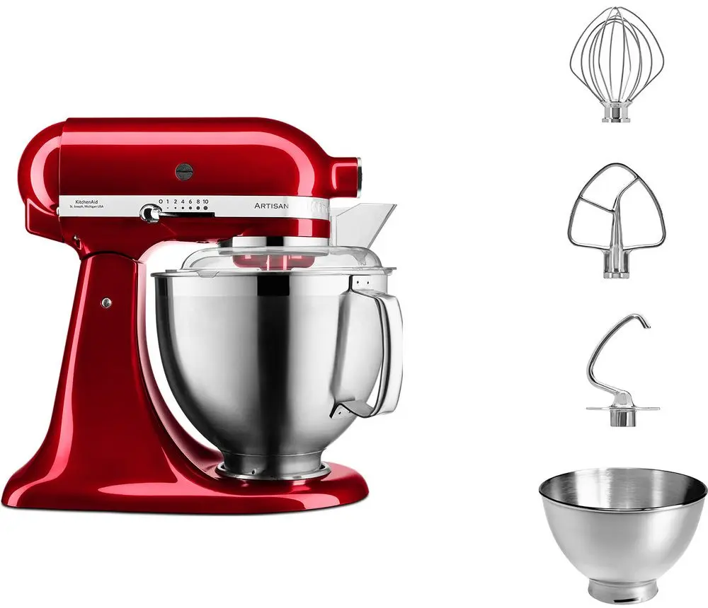 Mixer planetar KitchenAid Artisan 5KSM185PSECA (Candy Apple) - 4