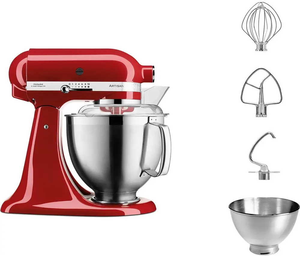 Mixer planetar KitchenAid Artisan 5KSM185PSEER (Empire Red) - 2