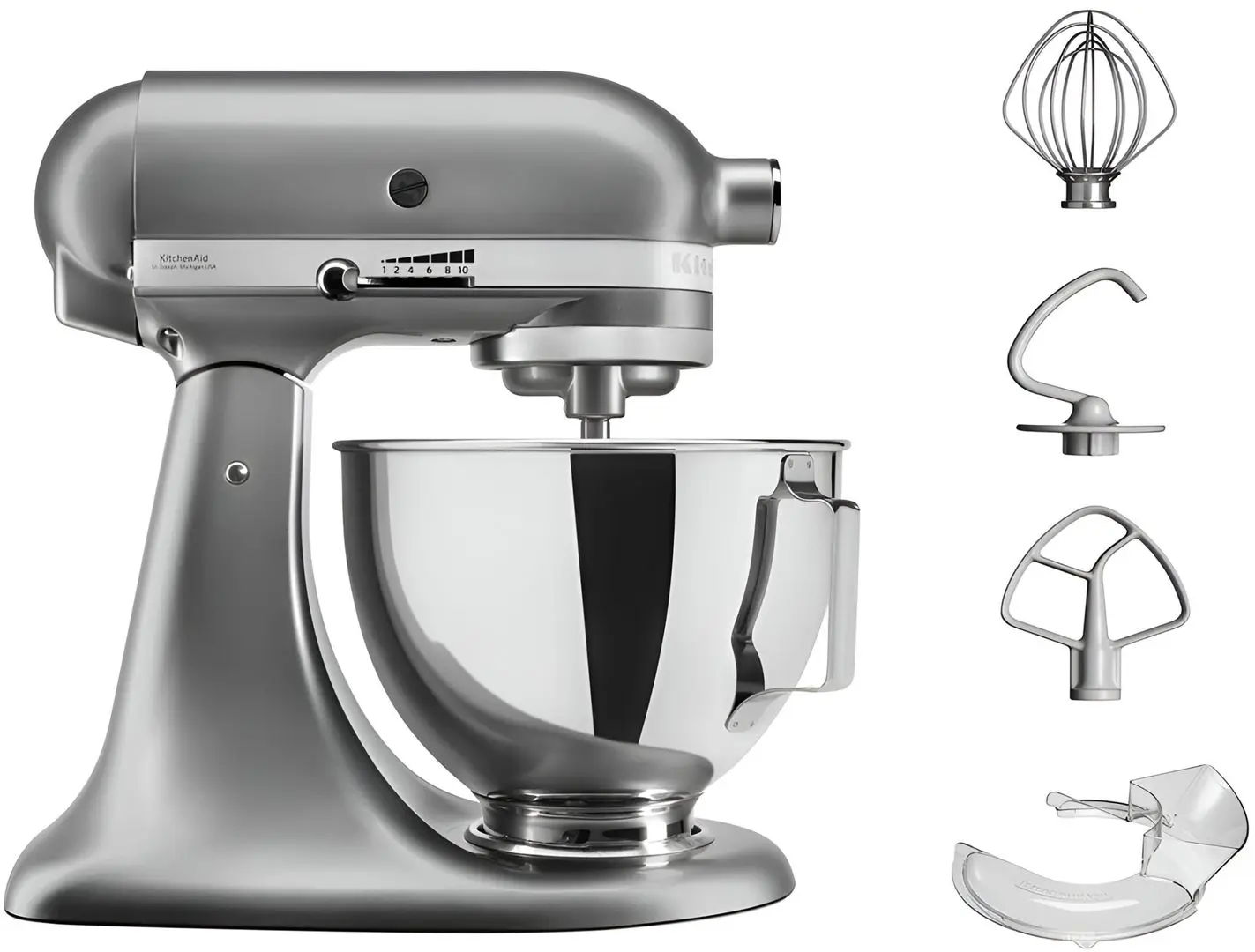 Mixer planetar KitchenAid Classic 5KSM95 (Silver)