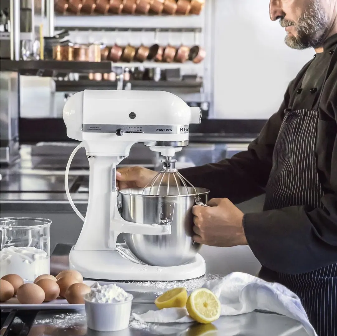 Mixer planetar KitchenAid HeavyDuty 5KPM5EWH (White) - 5