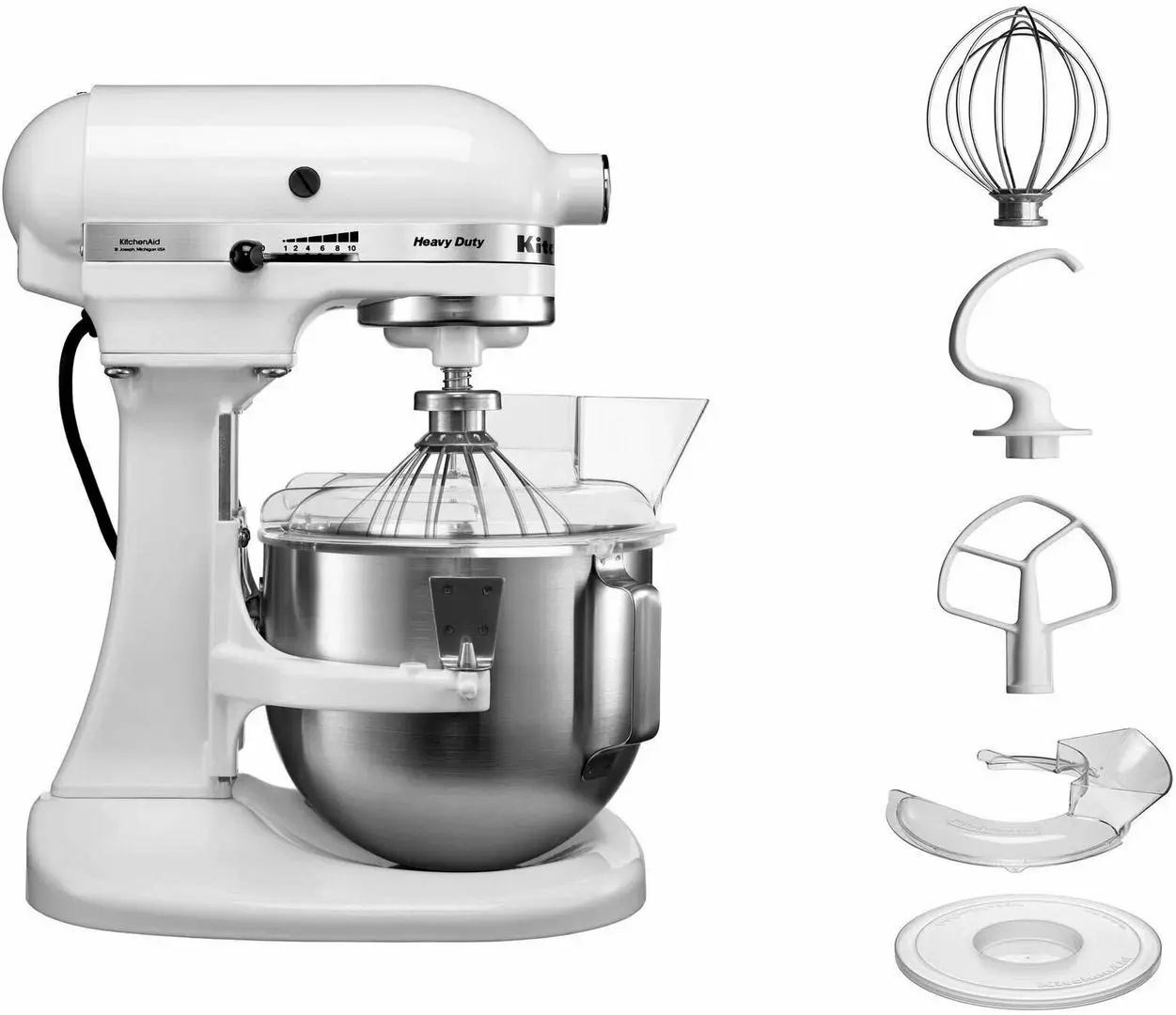 Mixer planetar KitchenAid HeavyDuty 5KPM5EWH (White)