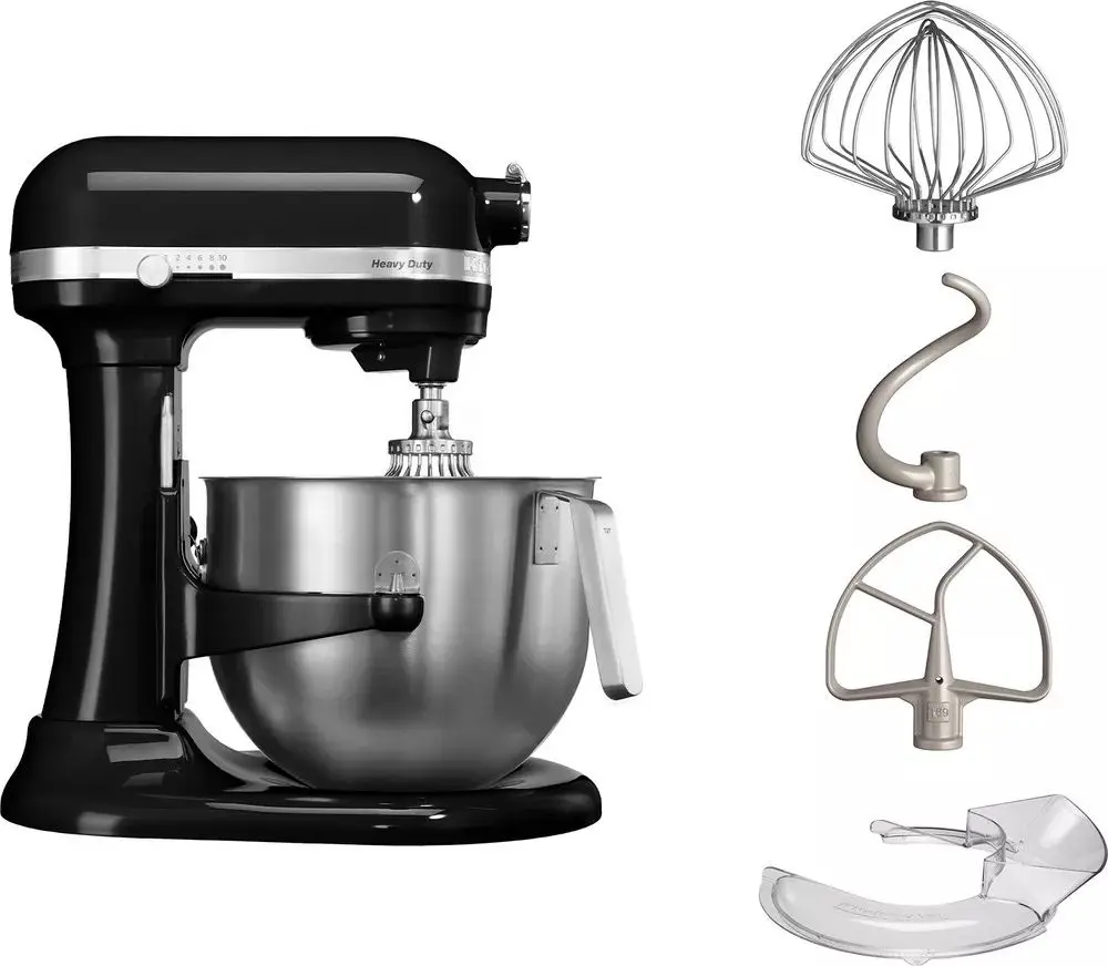 Mixer planetar KitchenAid HeavyDuty 5KSM7591XEOB (Onyx Black)