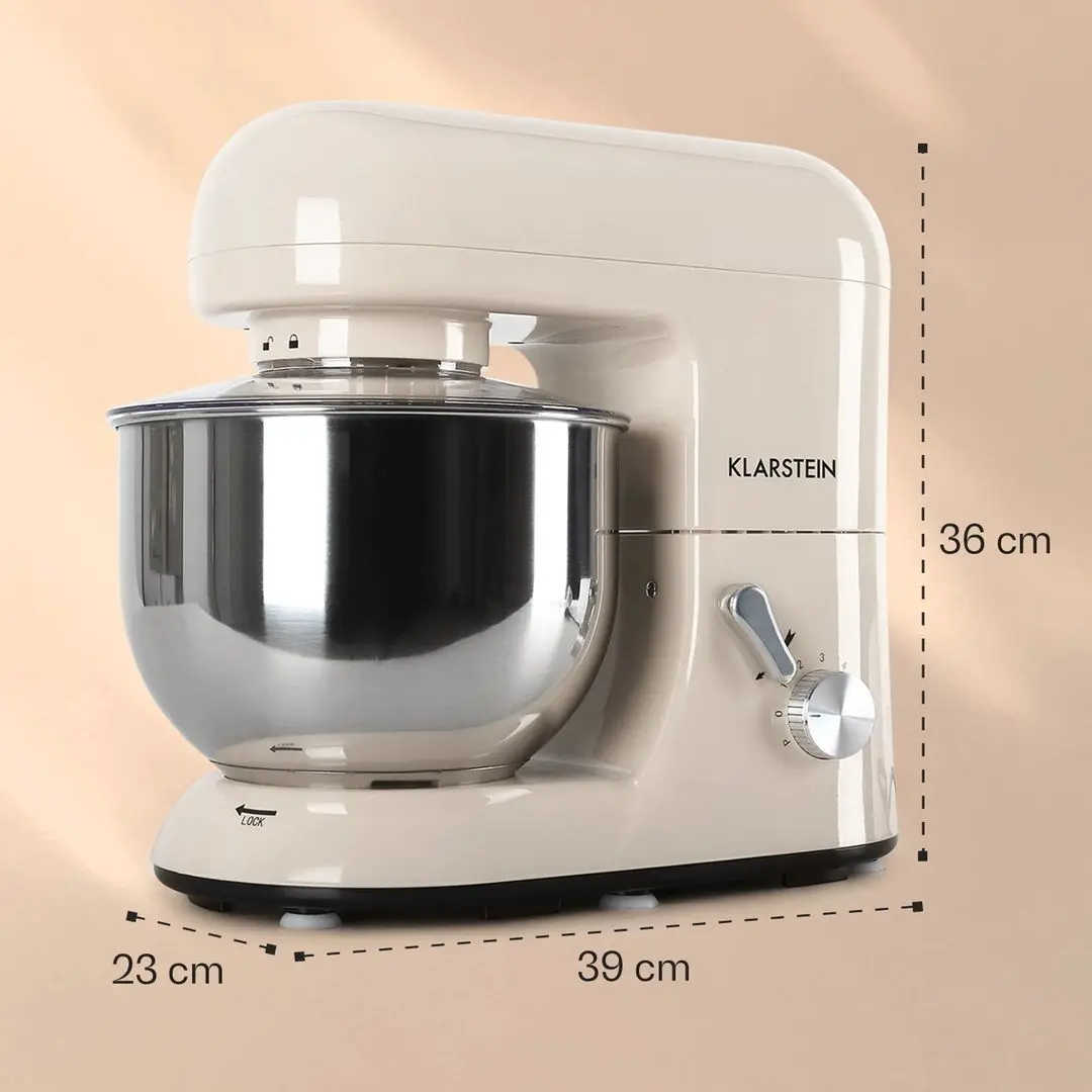 Mixer planetar Klarstein Bella (Cream)