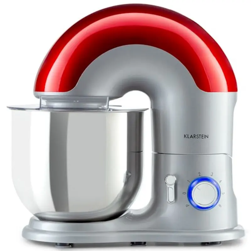 Mixer planetar Klarstein Delfino (Red/Silver)