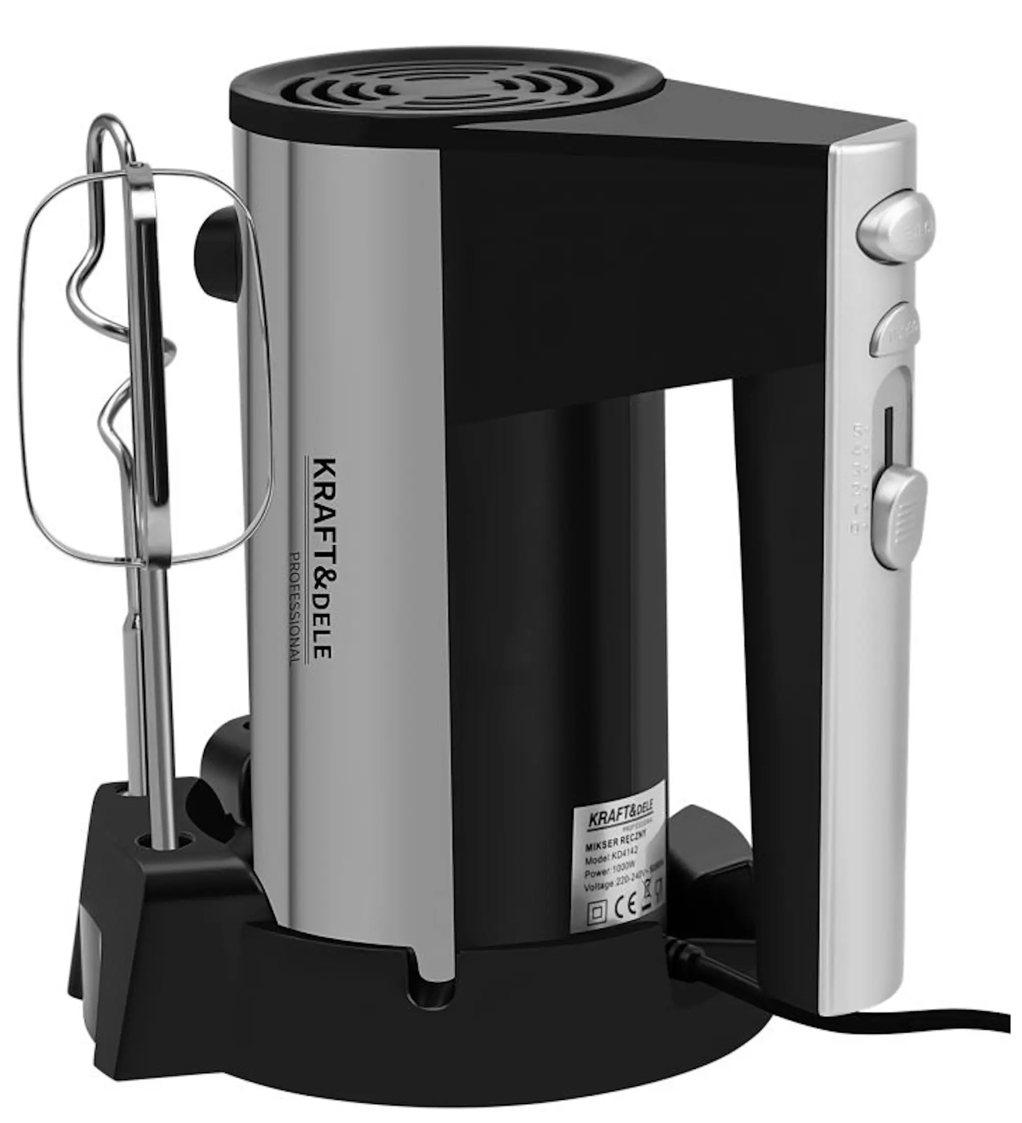 Mixer Kraft&Dele KD4142 (Black/Silver) - 3
