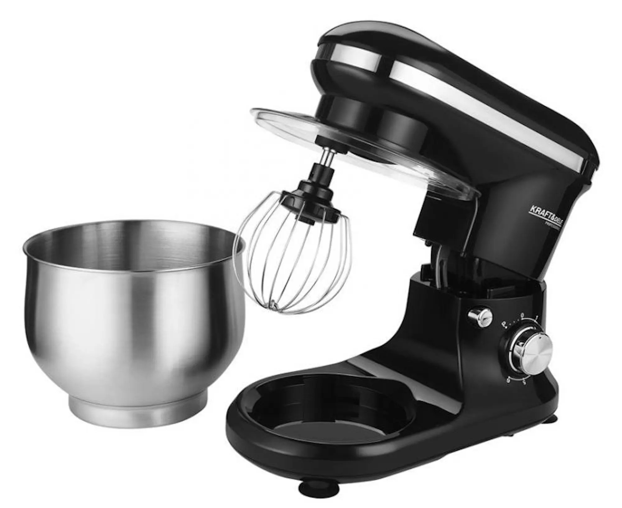 Планетарный миксер Kraft&Dele KD4146 (Black/Inox) - 3