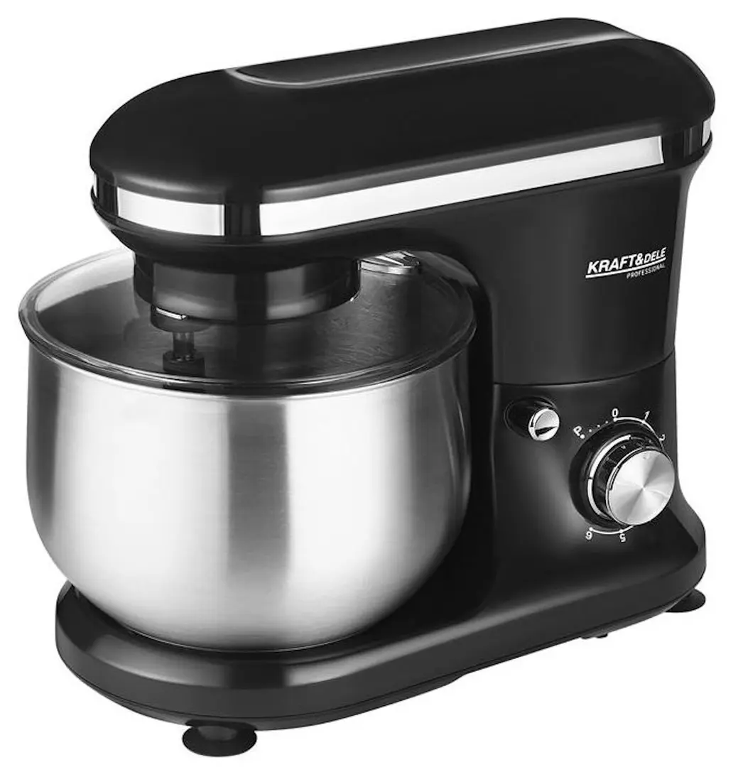 Планетарный миксер Kraft&Dele KD4146 (Black/Inox)