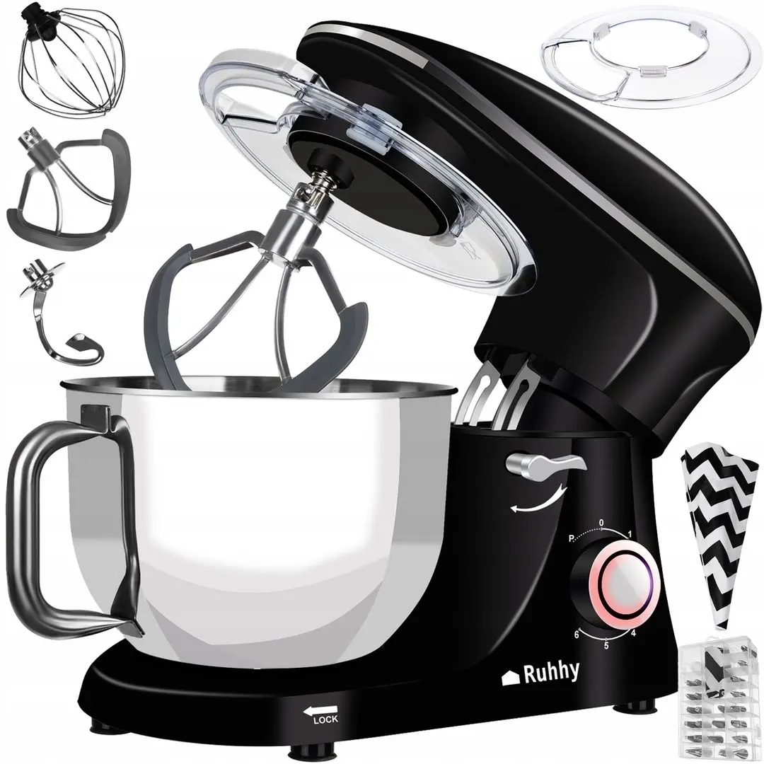 Mixer planetar Ruhhy 16745 (Black/Inox)