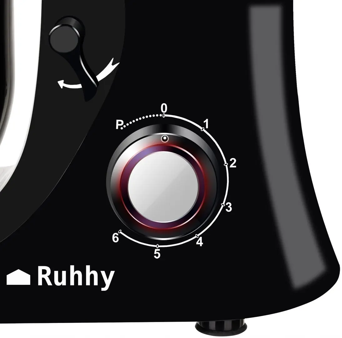 Mixer planetar Ruhhy 16745 (Black/Inox)