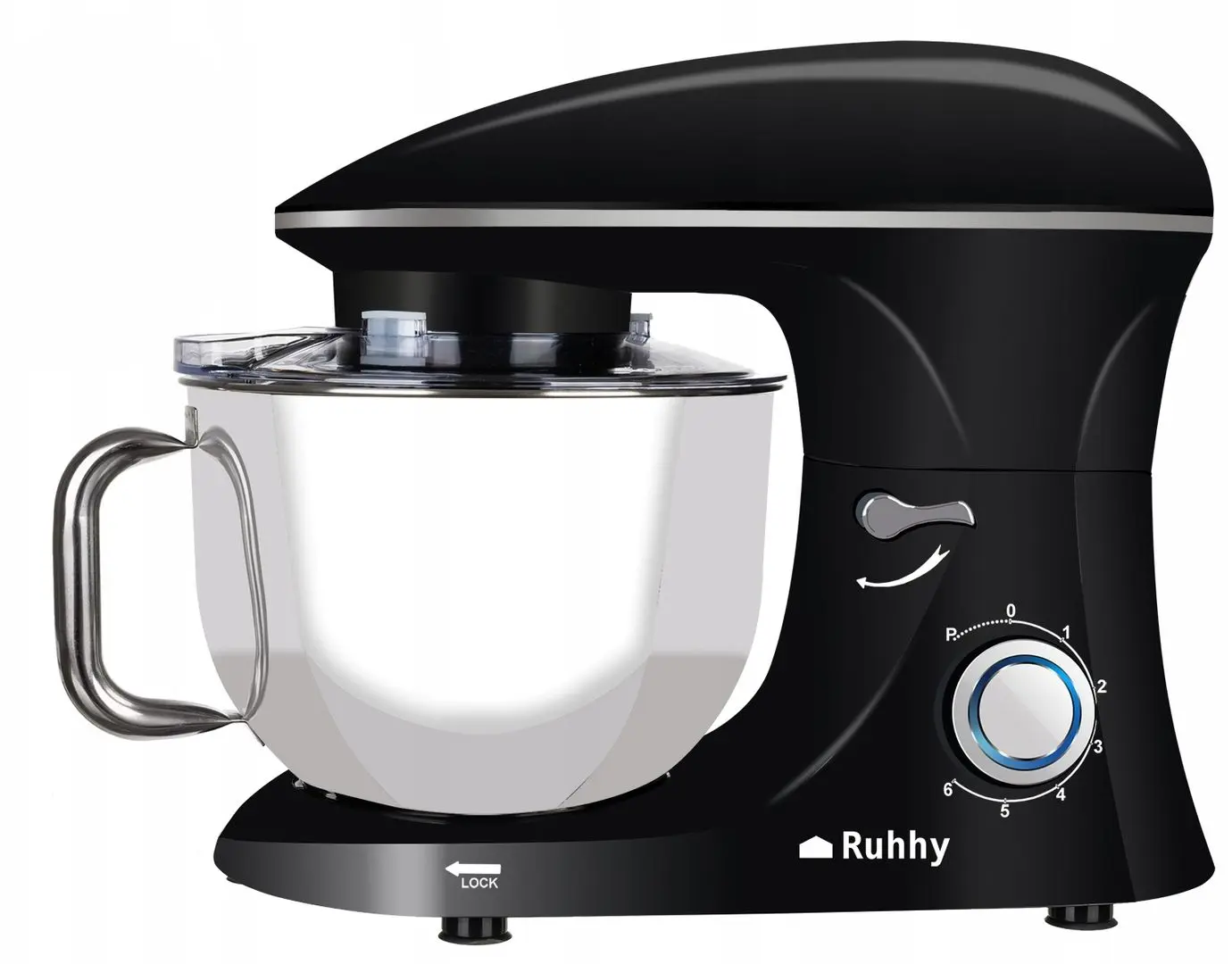 Mixer planetar Ruhhy 16745 (Black/Inox)