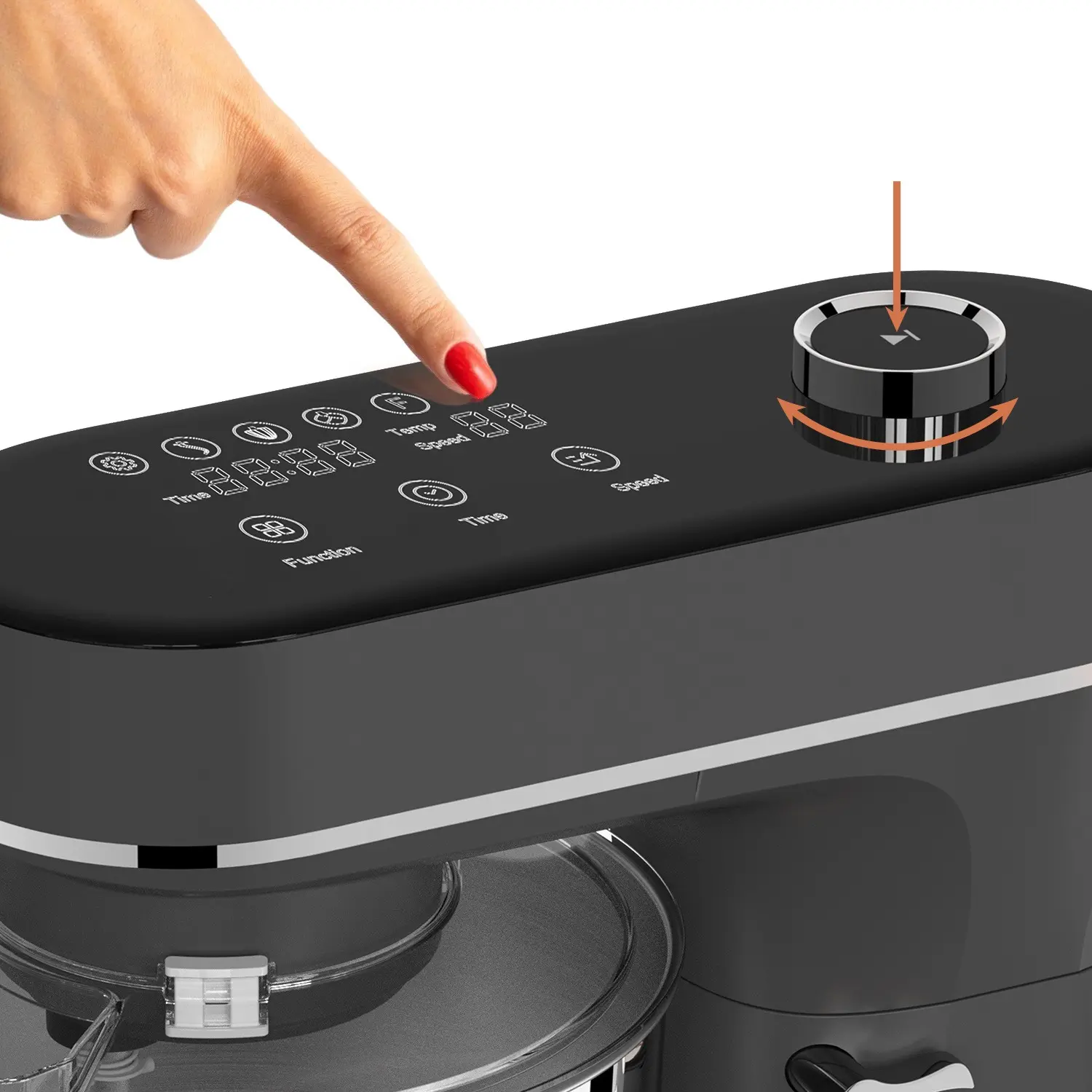 Планетарный миксер Ruhhy 25726 (Black/Silver) - 6