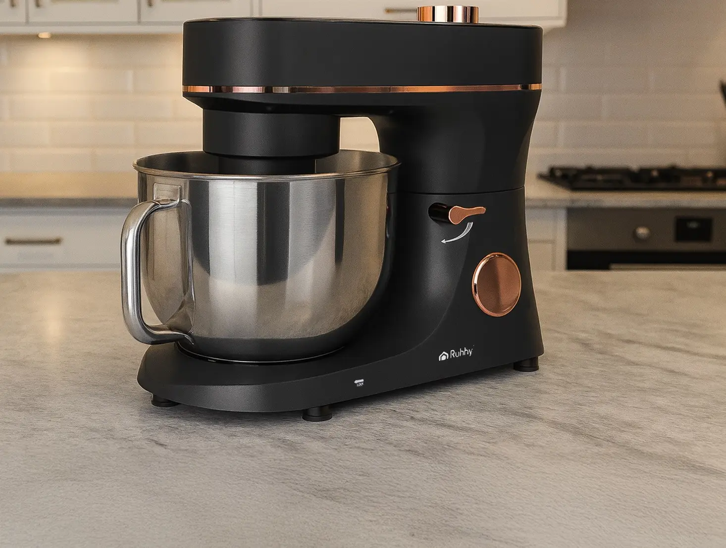 Планетарный миксер Ruhhy 25727 (Gray/Gold) - 3