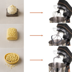 Планетарный миксер Ruhhy 25727 (Gray/Gold) Thumb