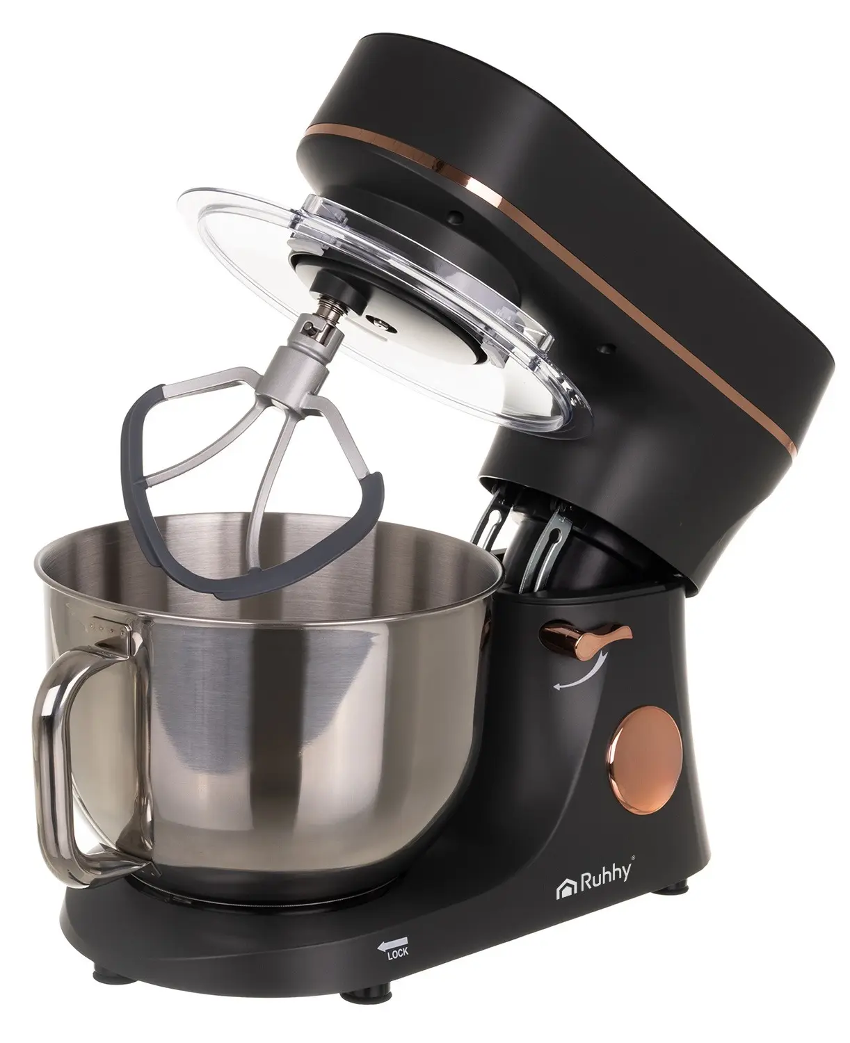 Планетарный миксер Ruhhy 25727 (Gray/Gold) - 7