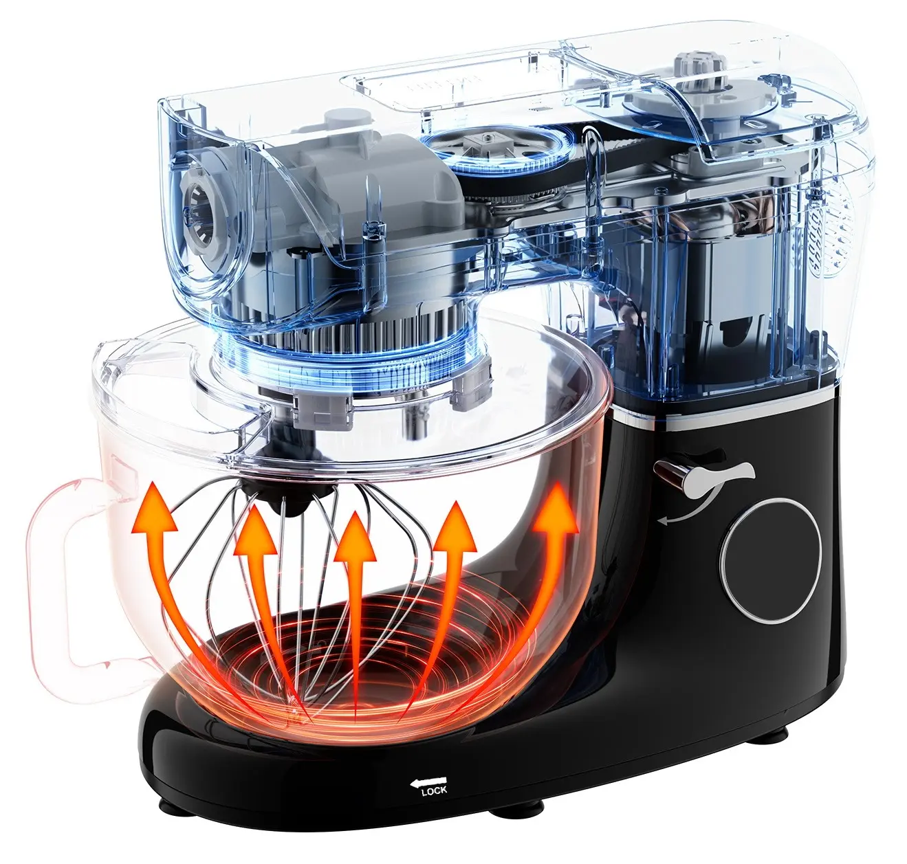 Mixer planetar Ruhhy 25729 (Black)