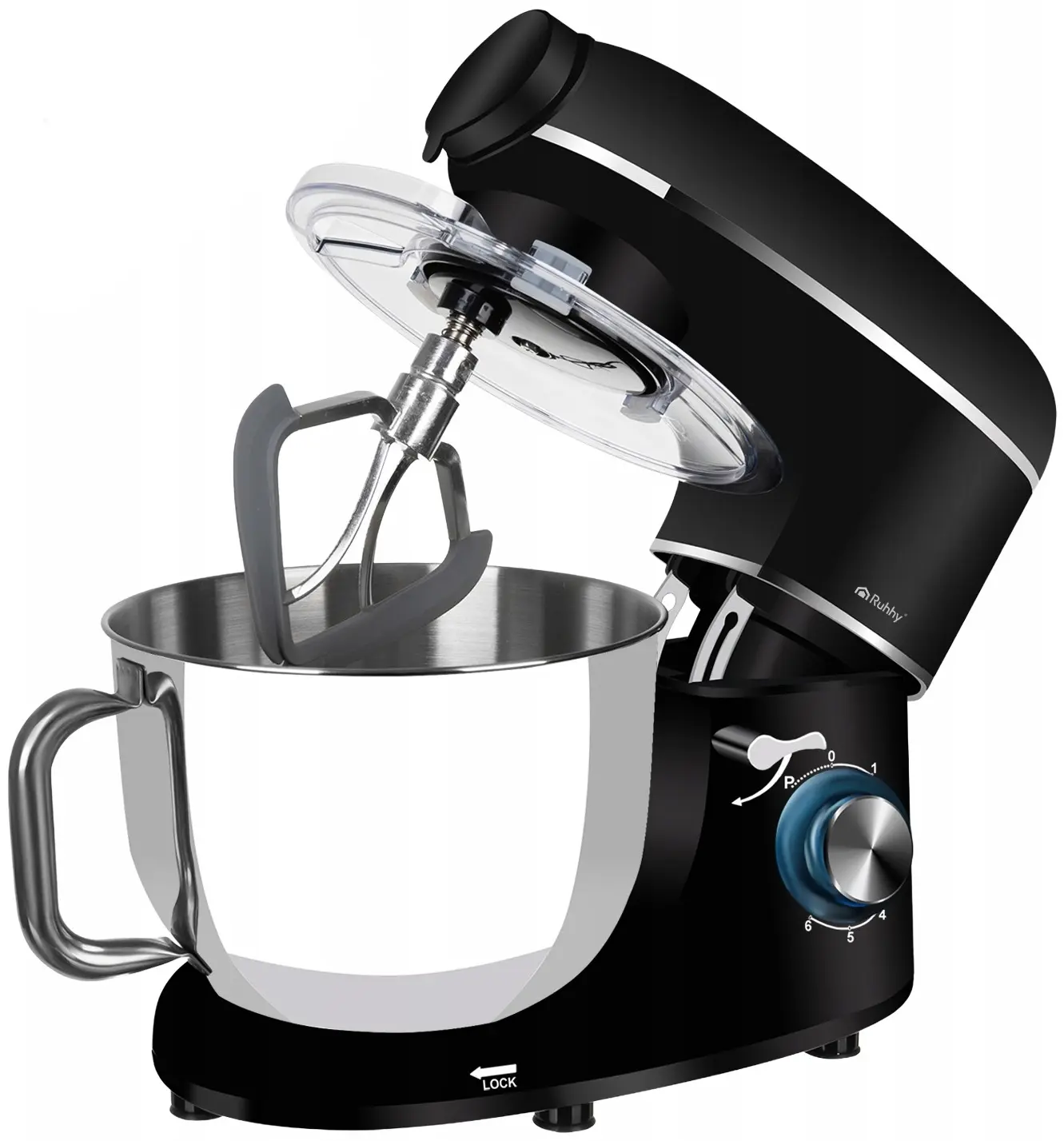 Mixer planetar Ruhhy 28599 (Black/Inox) - 12