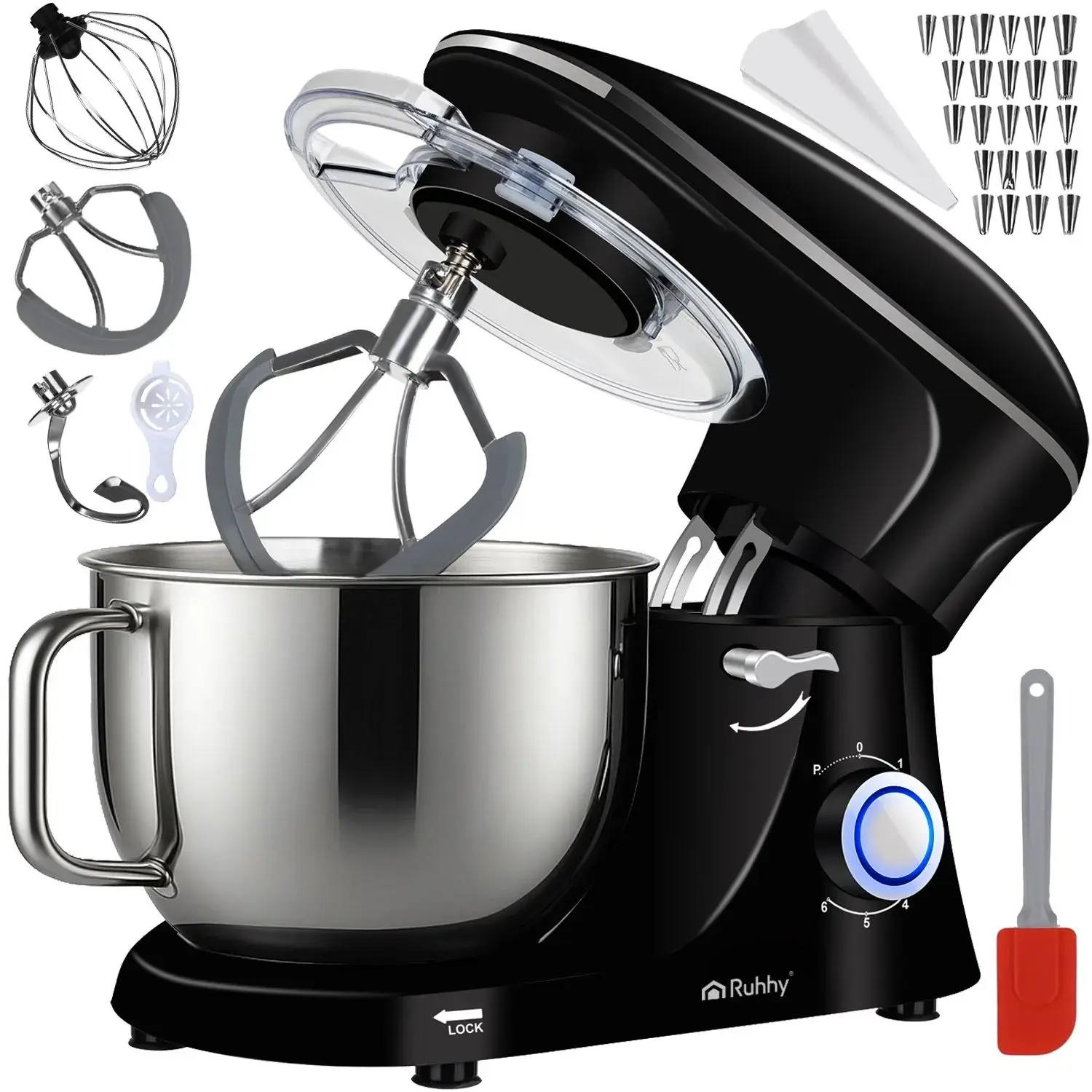 Mixer planetar Ruhhy 28600 (Black) - 4