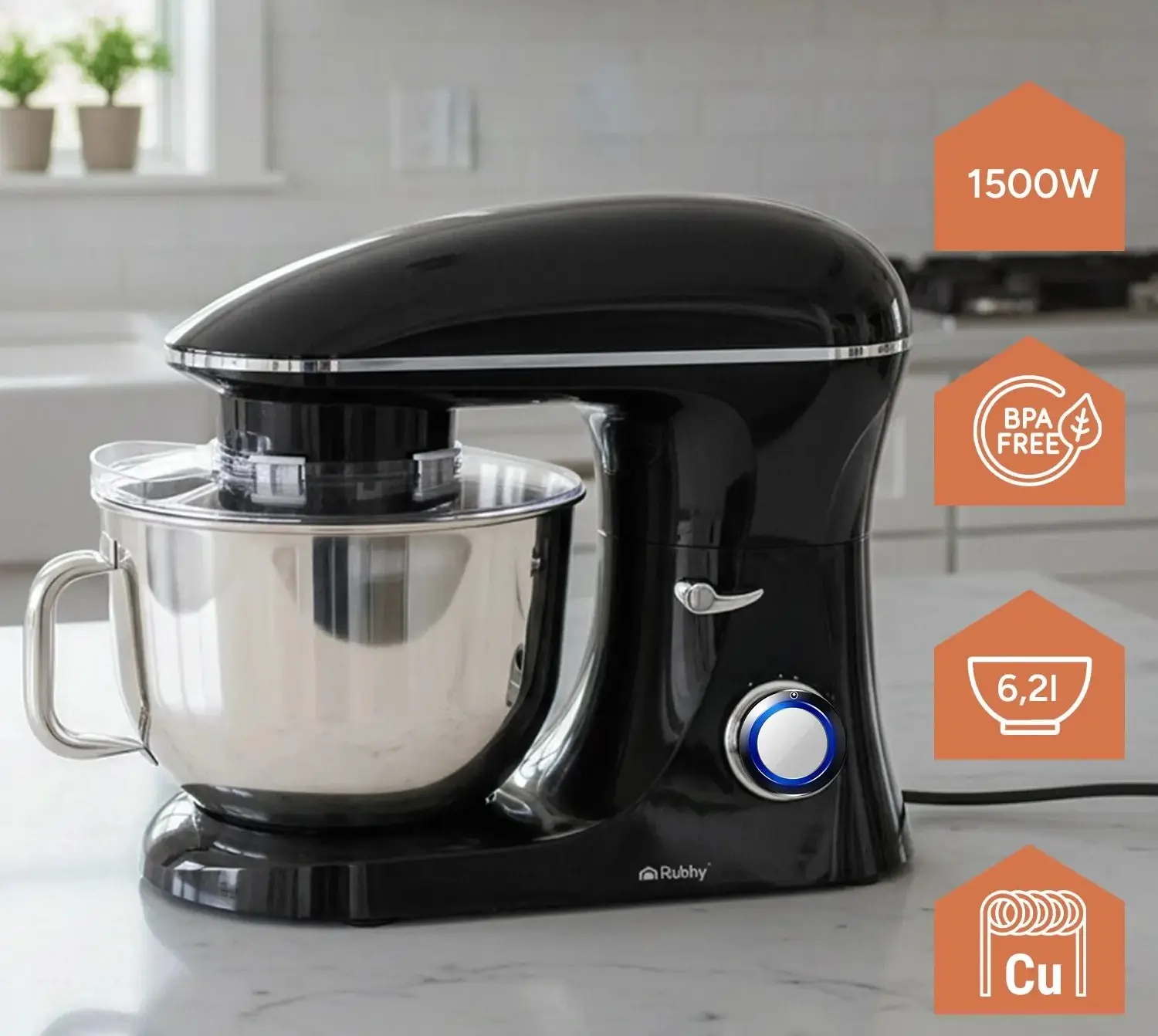 Mixer planetar Ruhhy 28600 (Black) - 5