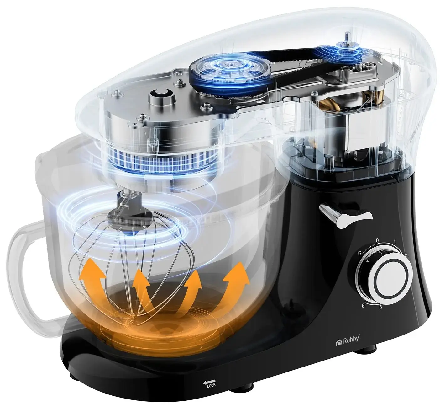 Mixer planetar Ruhhy 28600 (Black) - 7