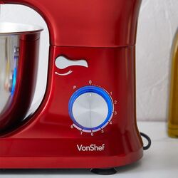 Mixer planetar VonShef 2000031 (Red/Inox) Thumb