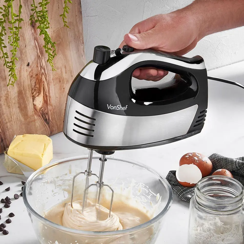 Mixer VonShef 2000072 (Black/Silver)