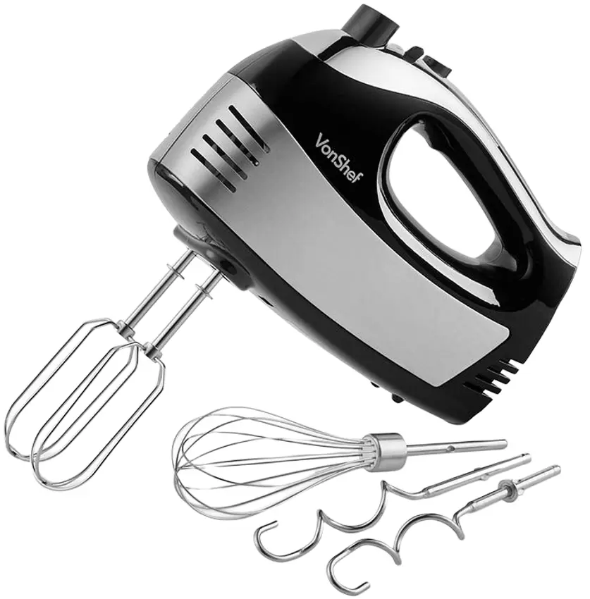 Mixer VonShef 2000072 (Black/Silver)