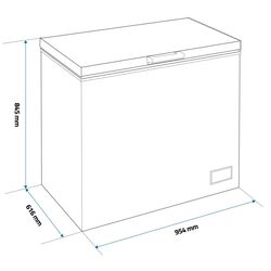 Морозильник-ларь Albatros LA279E (White) Thumb