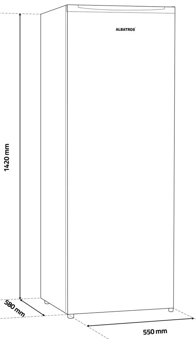 Congelator Albatros CA215NE (White)