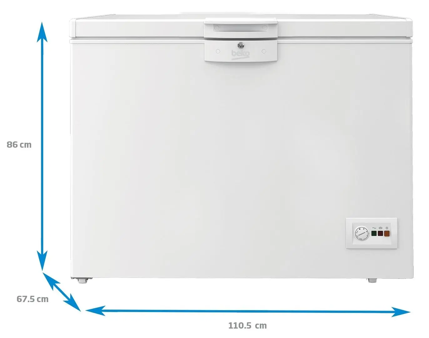 Морозильник-ларь Beko HSA24540N (White) - 5