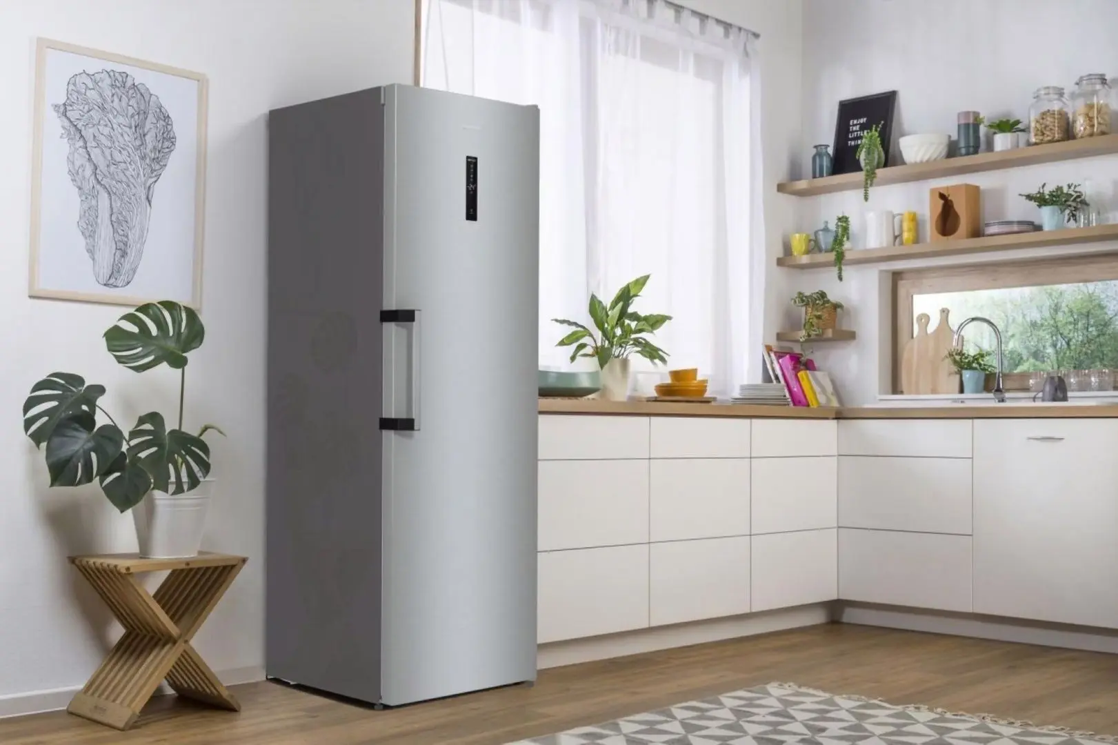 Морозильник-шкаф Gorenje FN619EAXL6 (Inox)