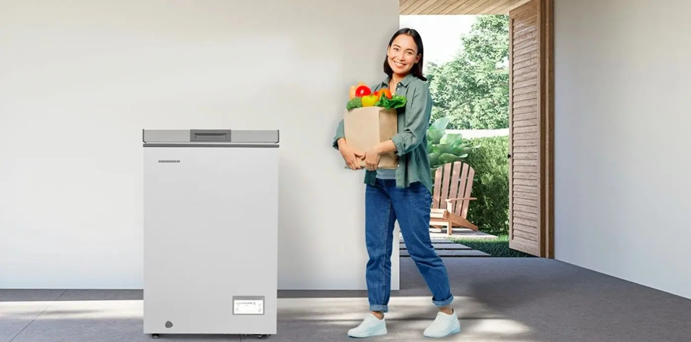 Морозильный ларь Heinner HCF-HM100CSE++ (Silver)