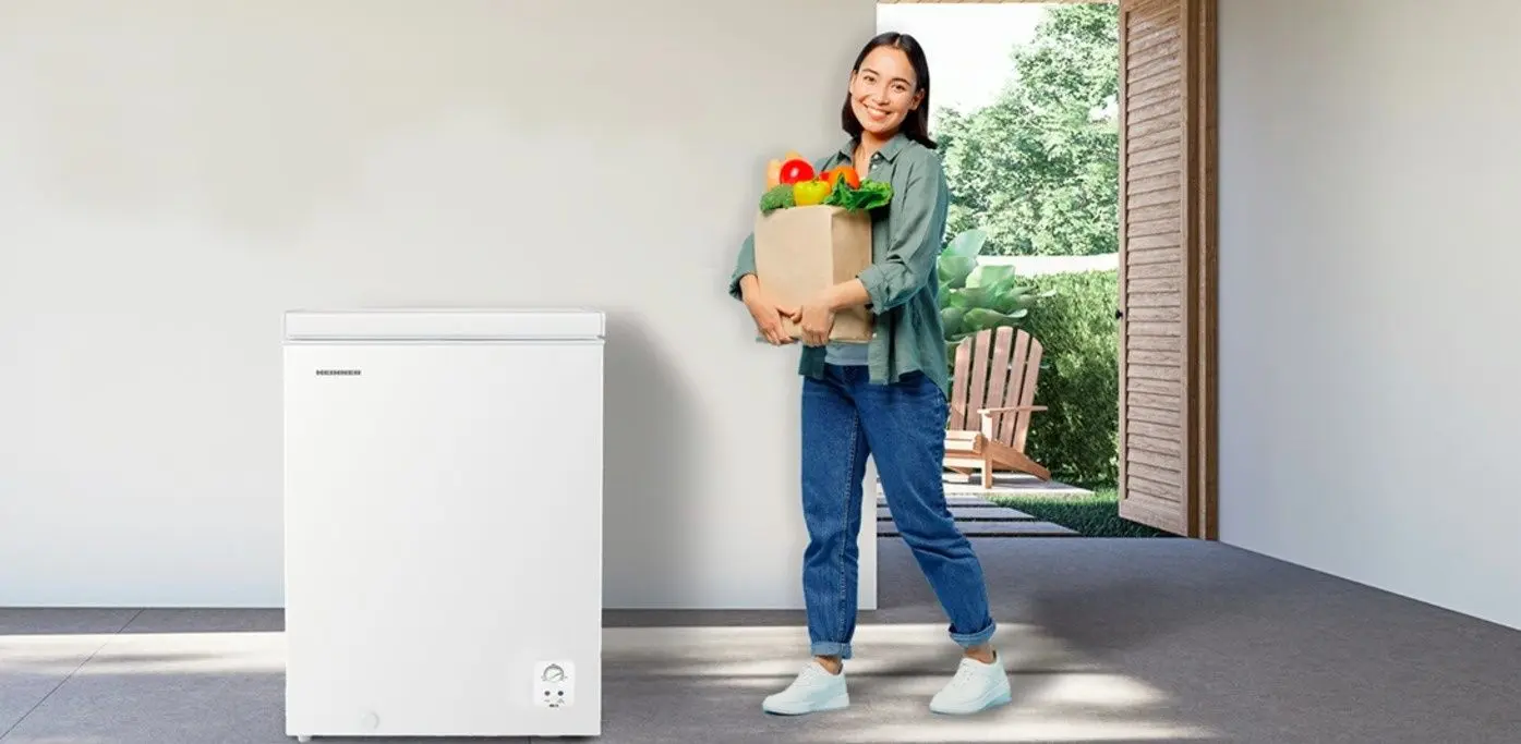 Lada frigorifica Heinner HCF-HS142E++ (White)