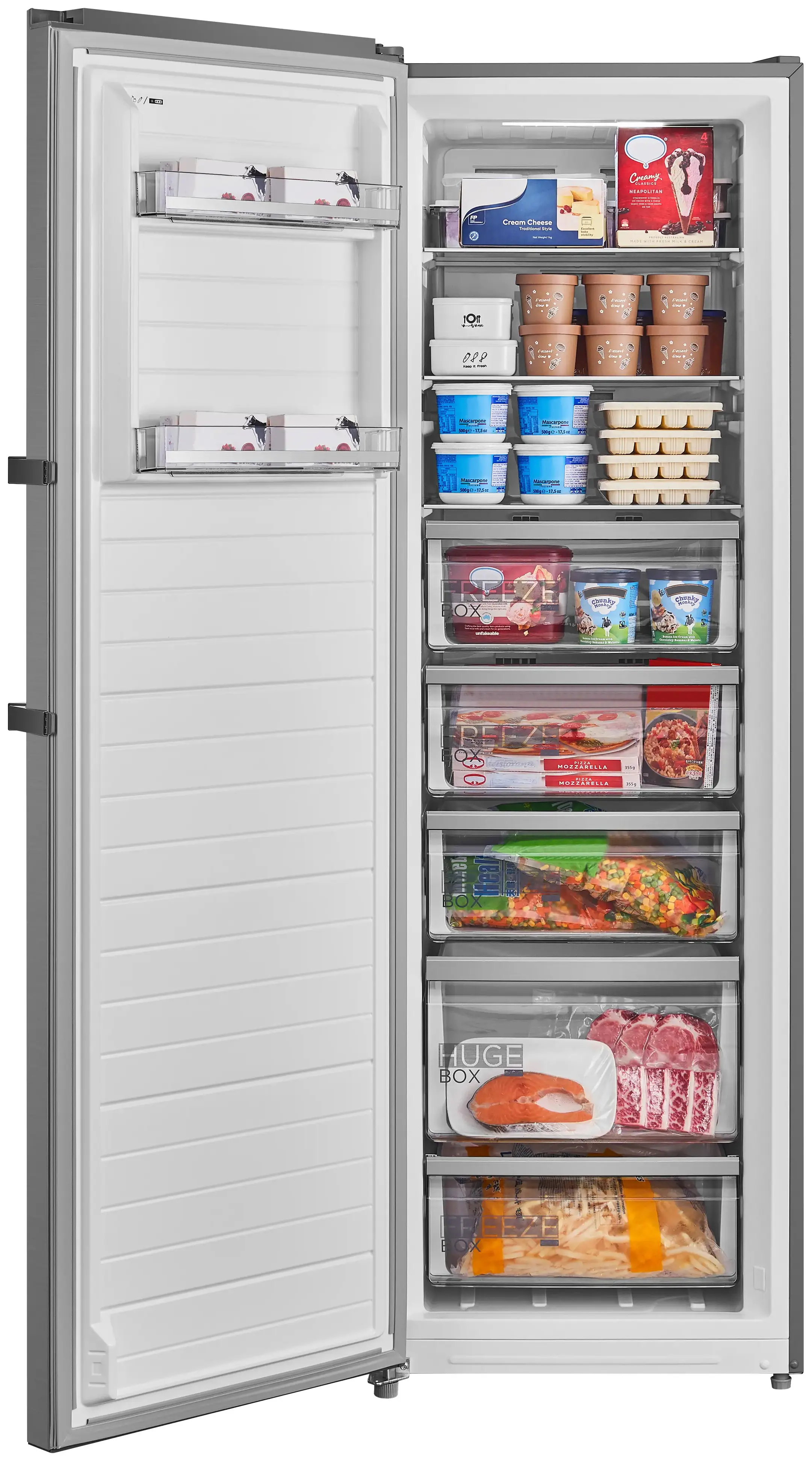 Морозильник Midea MDRU385MTE46 (Inox)