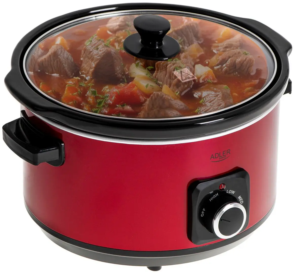 Медленноварка Adler AD 6413r 5.8L (Red/Black) - 2