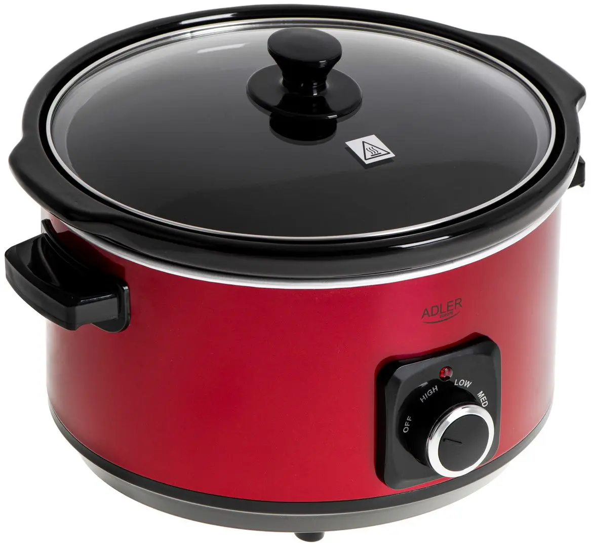 Медленноварка Adler AD 6413r 5.8L (Red/Black) - 3