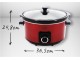 Slow cooker Adler AD 6413r 5.8L (Red/Black)