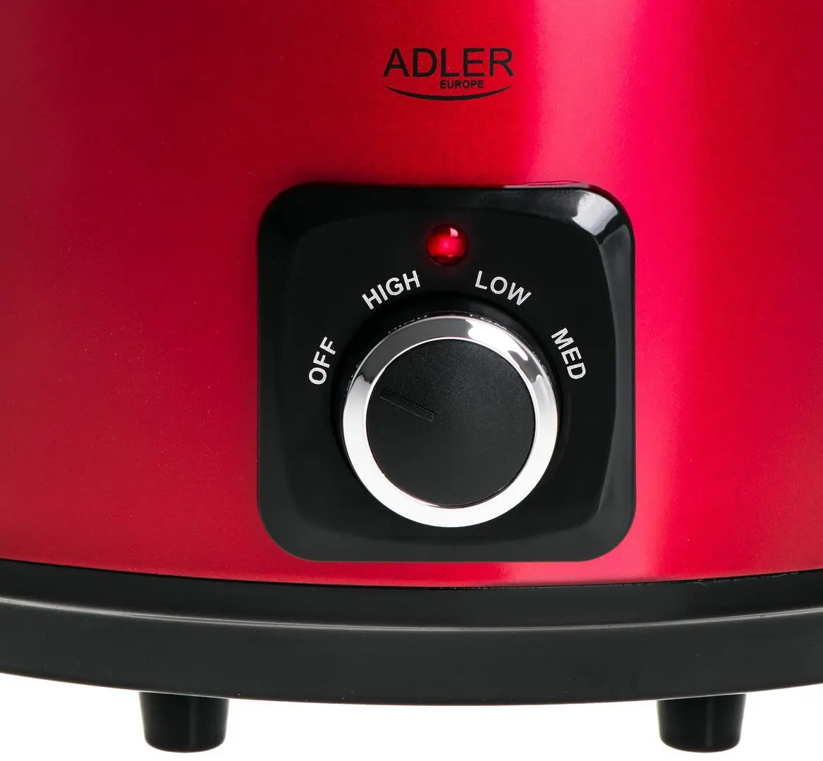 Медленноварка Adler AD 6413r 5.8L (Red/Black) - 8