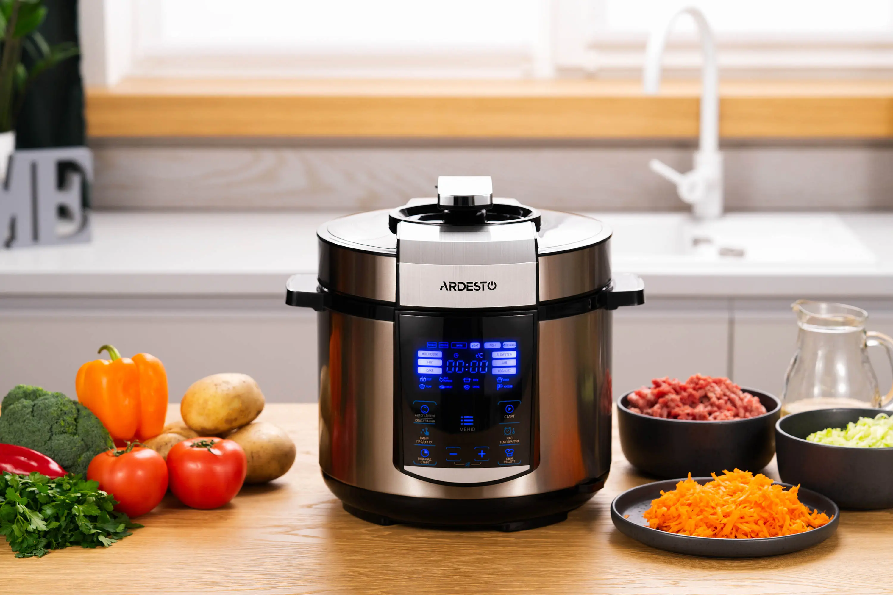 Multicooker-oala Ardesto MPC-P225 (Inox/Black) - 10