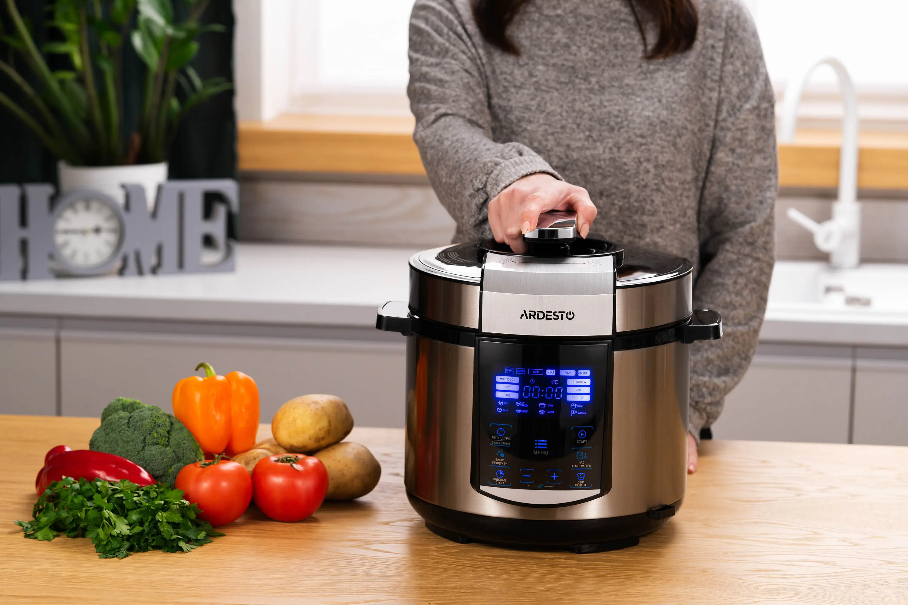 Multicooker-oala Ardesto MPC-P225 (Inox/Black) - 7
