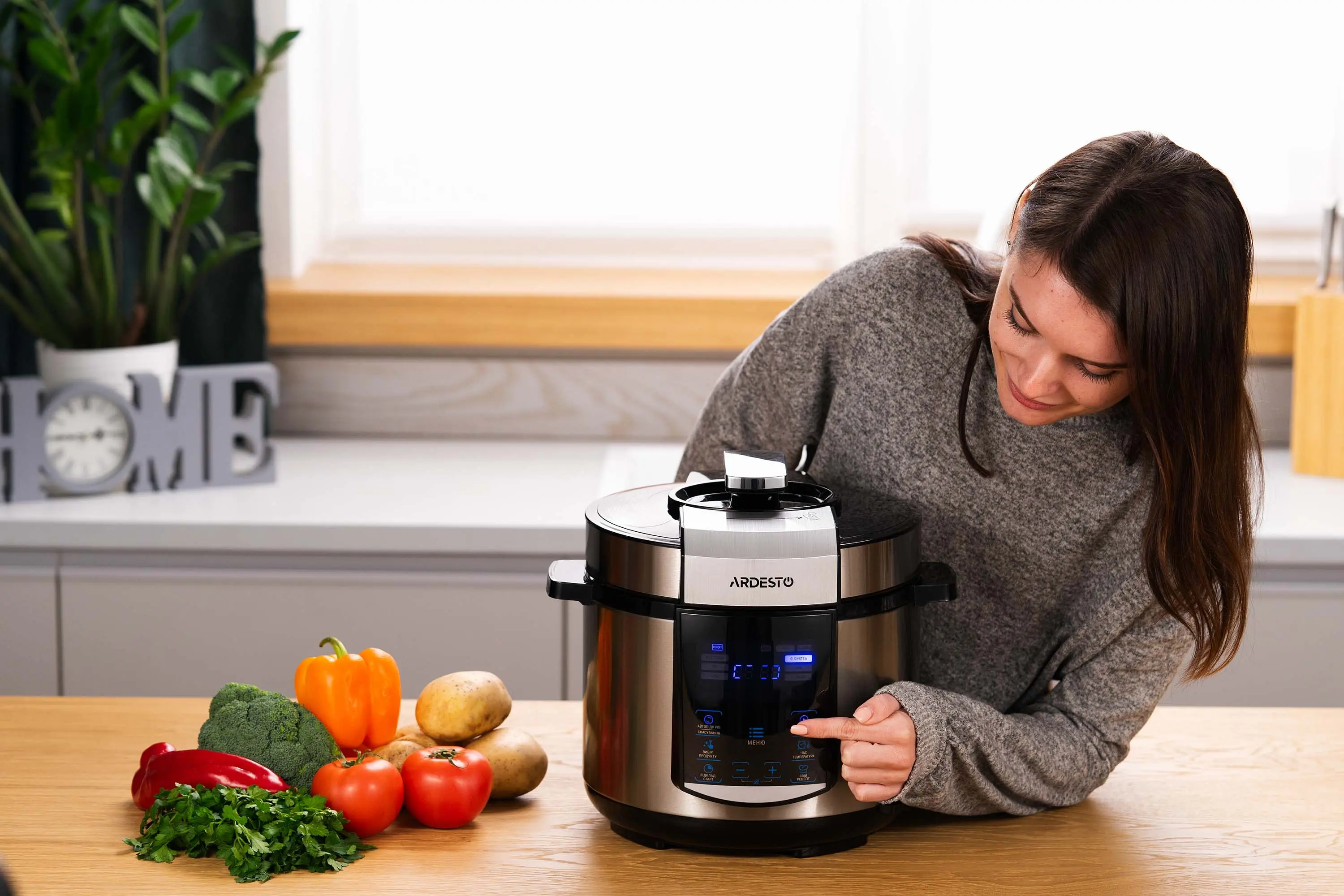 Multicooker-oala Ardesto MPC-P225 (Inox/Black) - 6