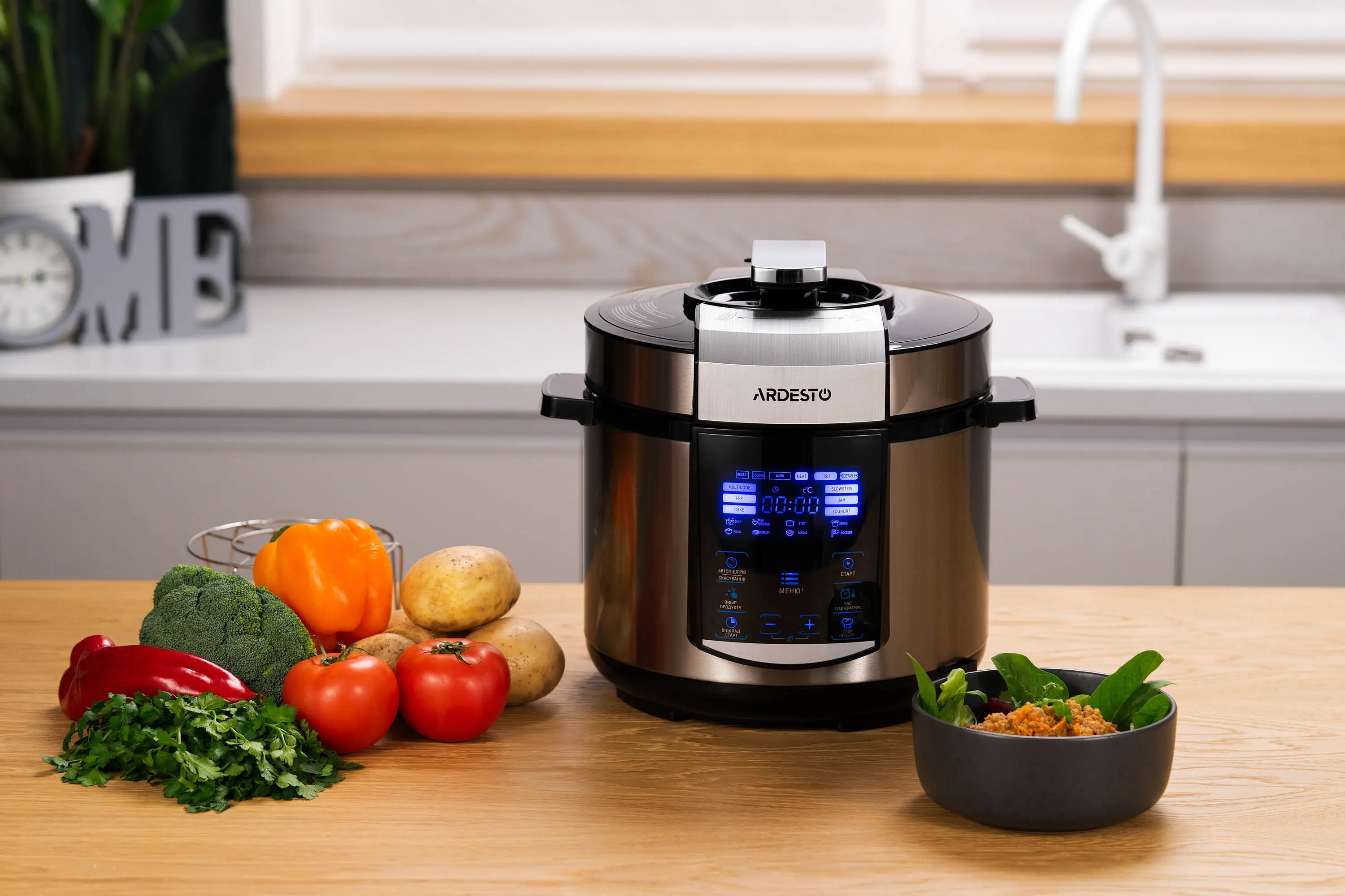 Multicooker-oala Ardesto MPC-P225 (Inox/Black) - 4