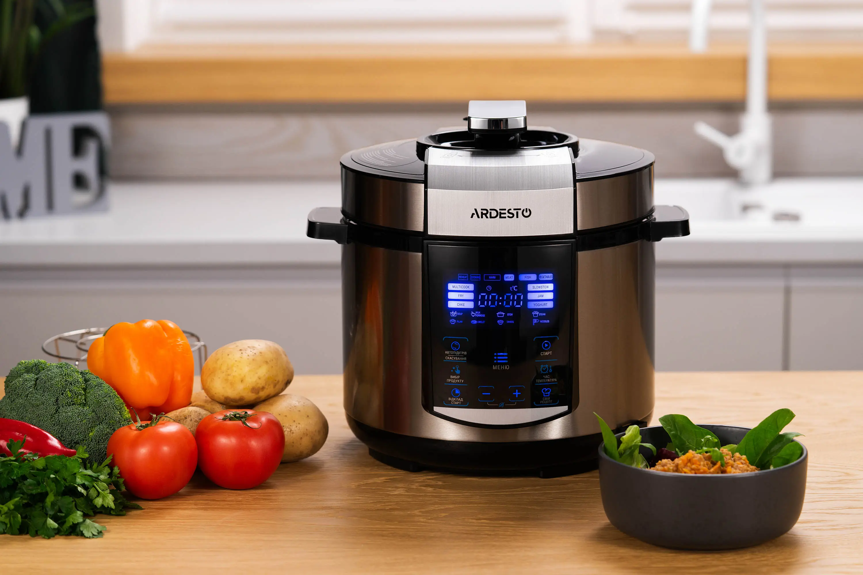 Multicooker-oala Ardesto MPC-P225 (Inox/Black) - 3