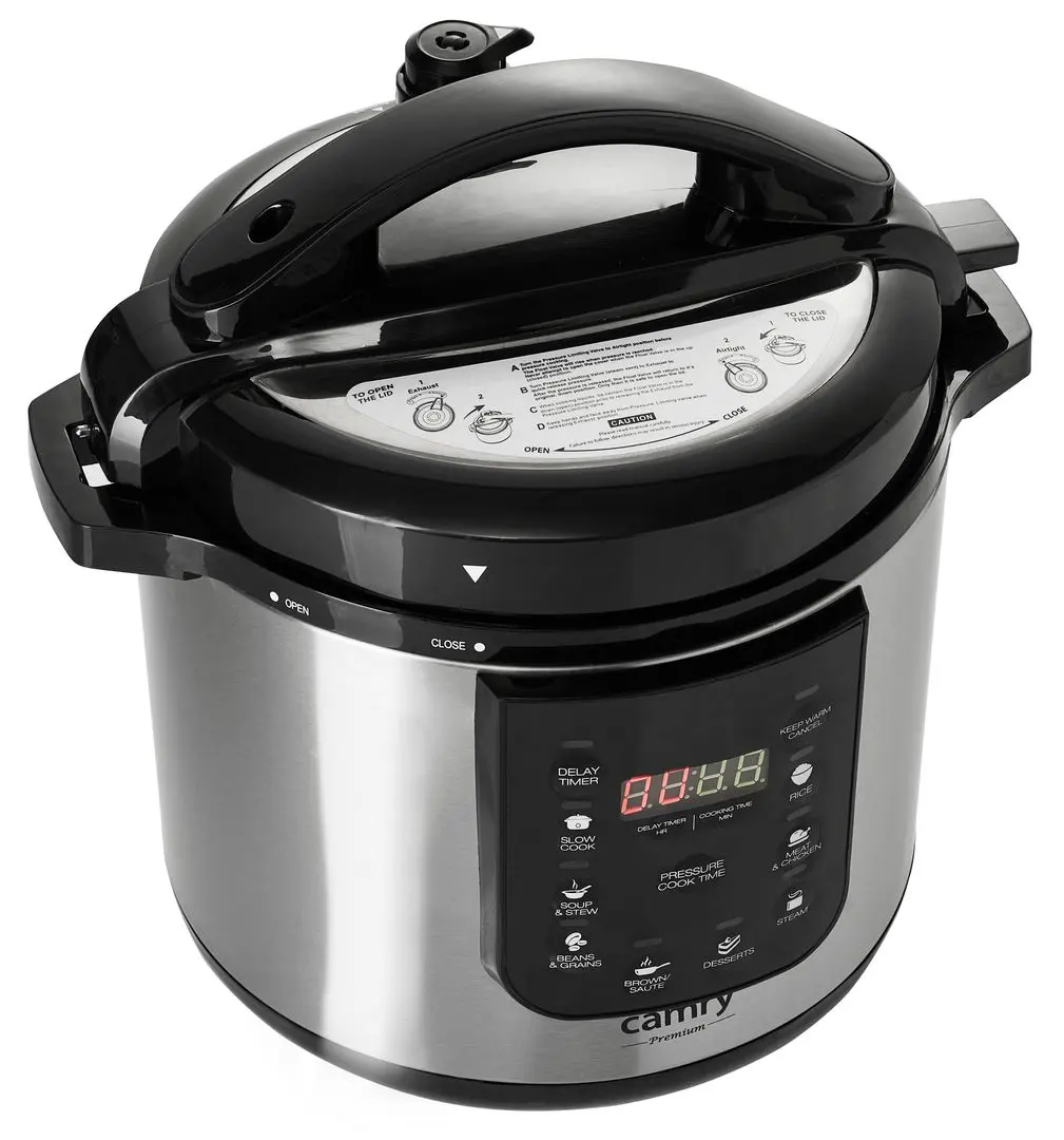 Multicooker-oala sub presiune Camry CR 6409 (Inox/Black)