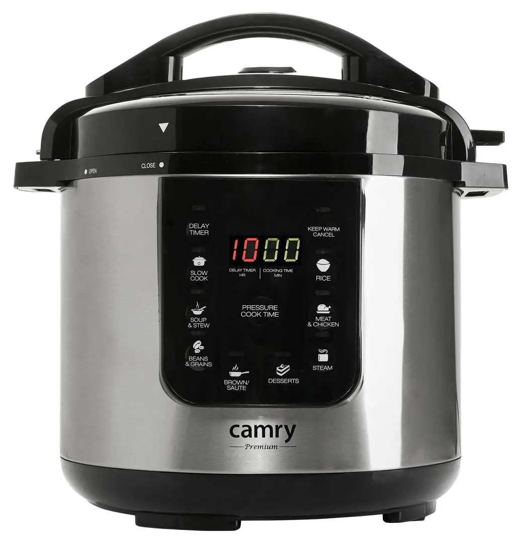Multicooker-oala sub presiune Camry CR 6409 (Inox/Black)