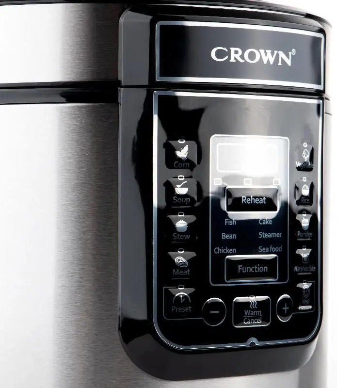 Multicooker Crown CPC-60SS (Black/Inox) - 3