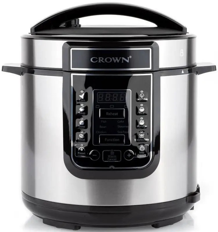 Multicooker Crown CPC-60SS (Black/Inox)