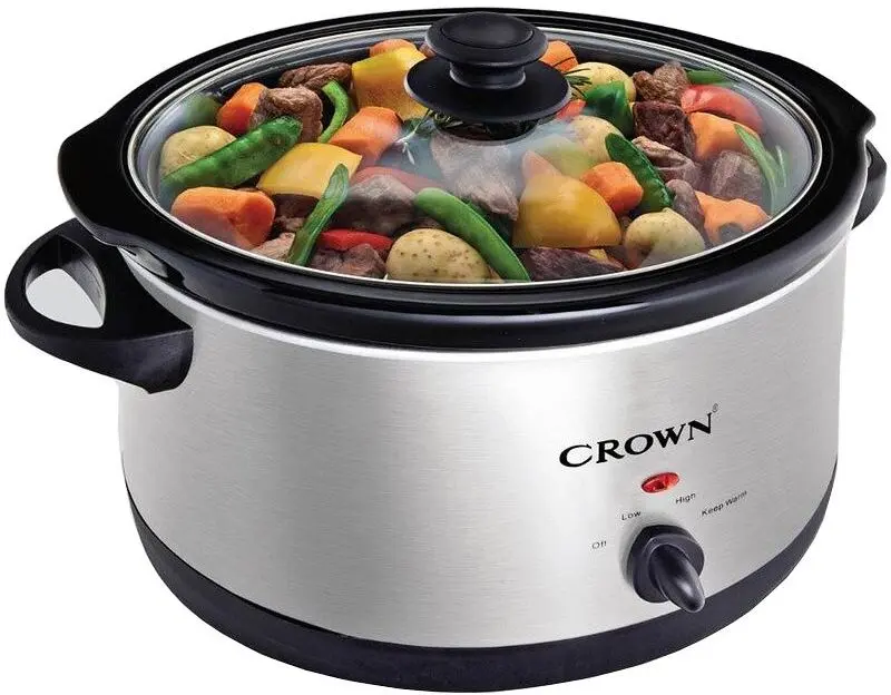 Slow cooker Crown SLC-7L (Black/Inox) - 2
