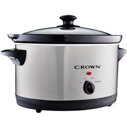 Slow cooker Crown SLC-7L (Black/Inox)