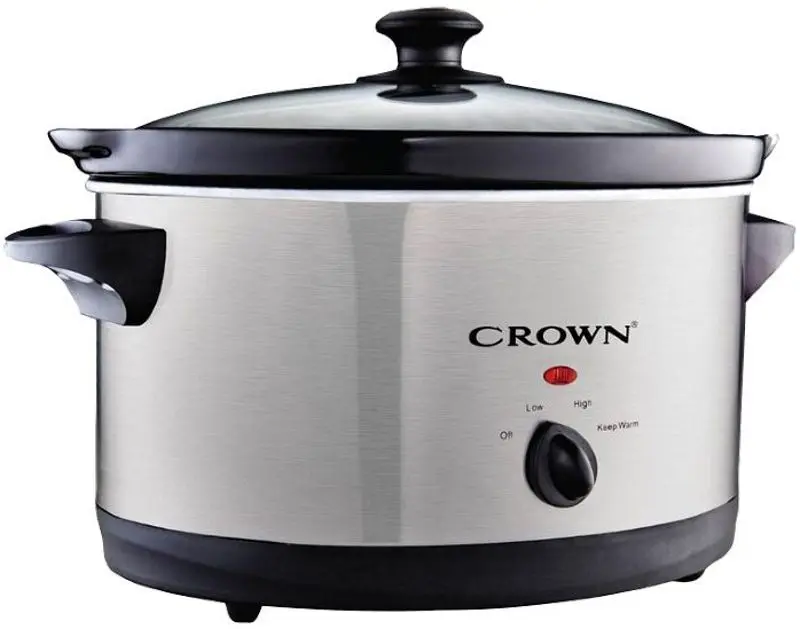 Slow cooker Crown SLC-7L (Black/Inox)