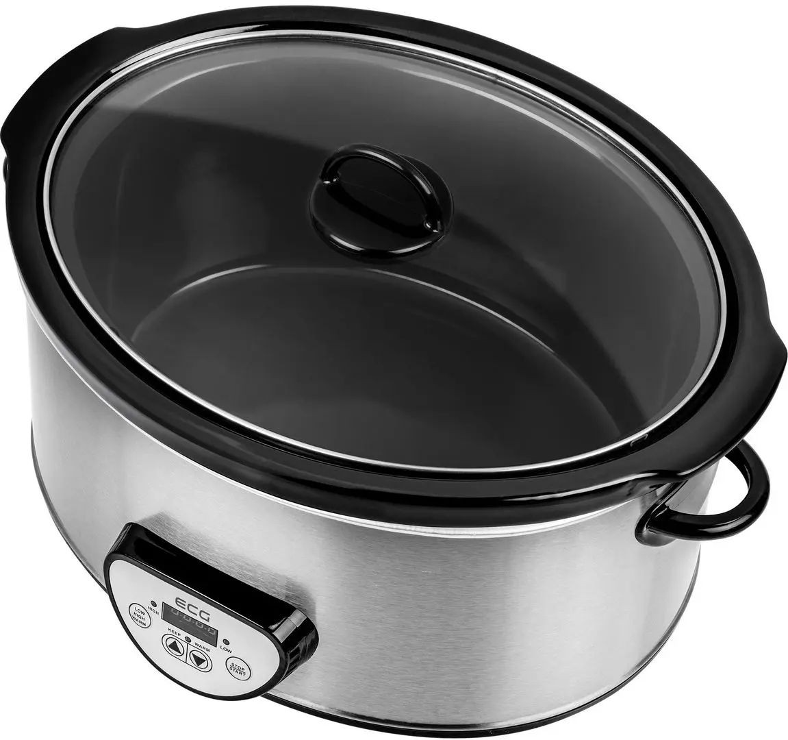 Медленноварка ECG PH 6520 (Inox/Black)